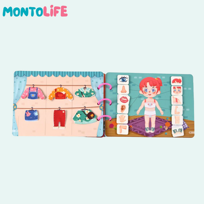 Interactive Sticker Learning Book - Hands-On Skill Building for Little Minds