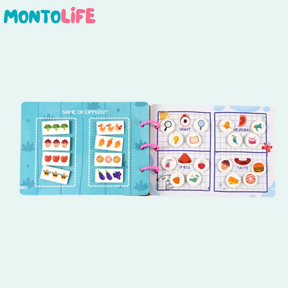 Interactive Sticker Learning Book - Hands-On Skill Building for Little Minds