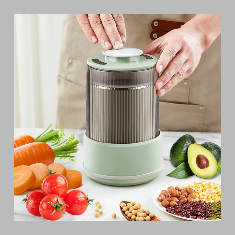 2-in-1 Grinder – Powerful Manual & Electric Stainless Steel Mill