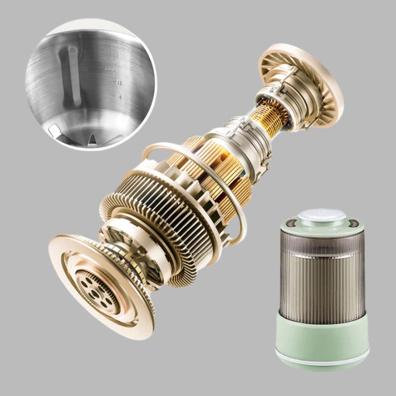 2-in-1 Grinder – Powerful Manual & Electric Stainless Steel Mill