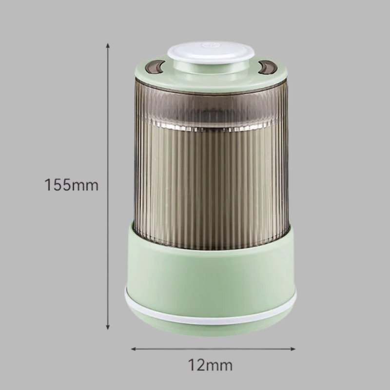 2-in-1 Grinder – Powerful Manual & Electric Stainless Steel Mill