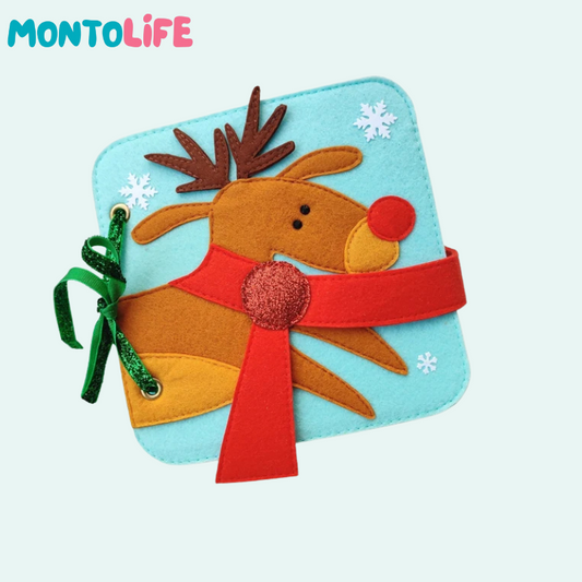 Rudolph’s Learning Adventure - Christmas Learning Cloth Book