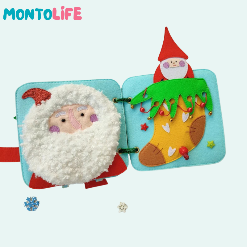 Rudolph’s Learning Adventure - Christmas Learning Cloth Book