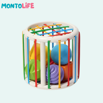 Shape Sorting Blocks – Wooden Educational Toy for Early Learning