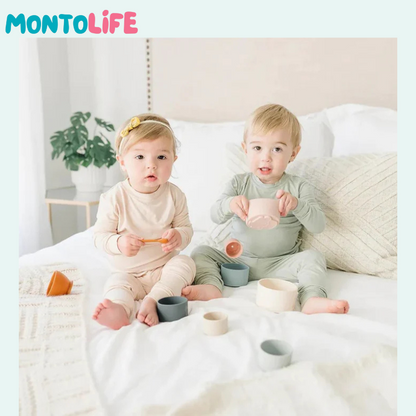Nesting & Stacking Cups – Colorful Educational Playset for Infant Development