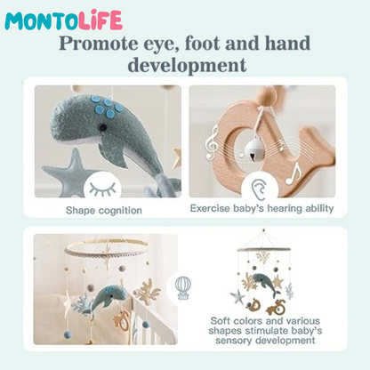 Ocean Wonders Hanging Mobile – Handmade Sea Life Nursery Decoration