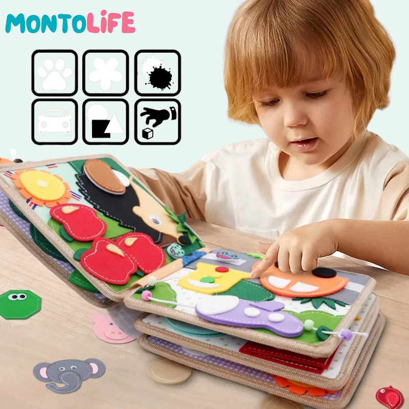Giraffe Learning Book – Sensory Exploration & Early Brain Development Toy