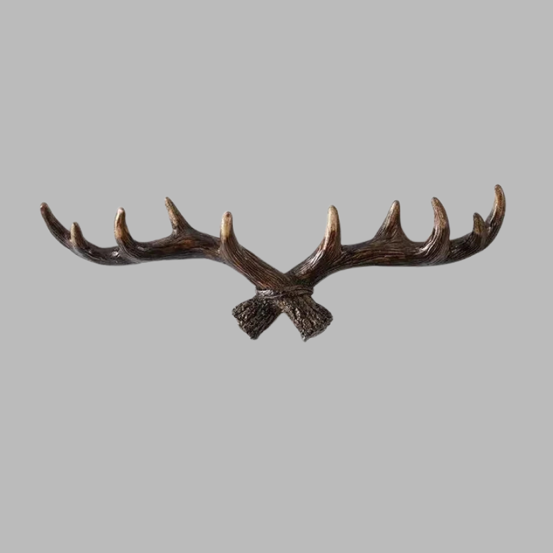 Rustic Deer Horn Wall Hook – Vintage Coat Rack