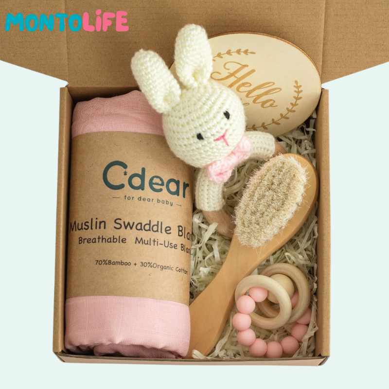 Newborn Gift Set – Educational Baby Shower Present for Early Learning & Development