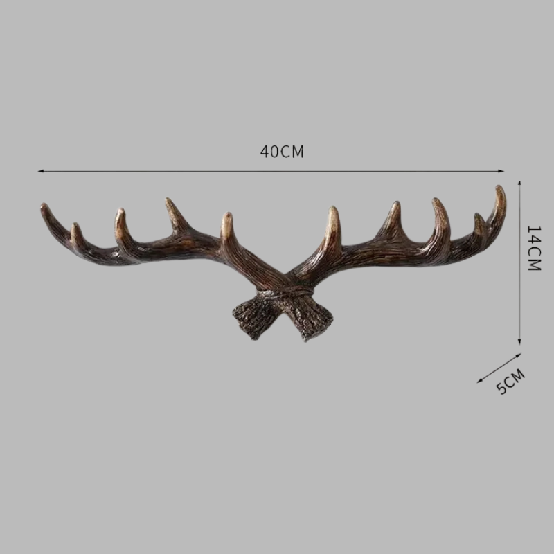 Rustic Deer Horn Wall Hook – Vintage Coat Rack