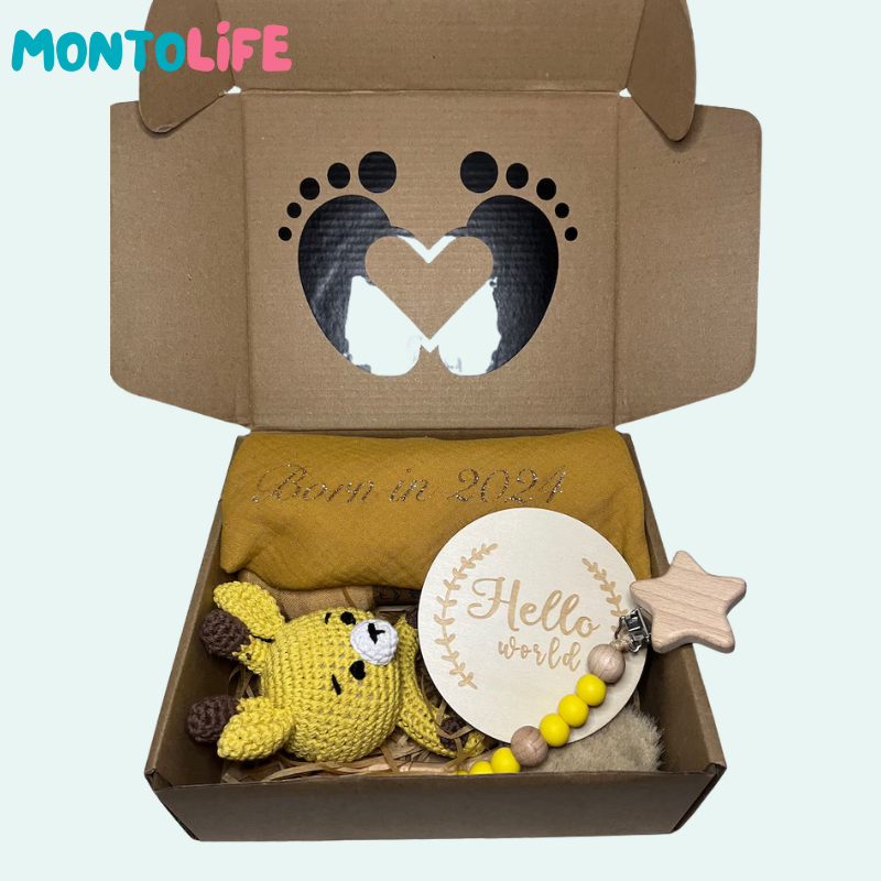 Newborn Gift Set – Educational Baby Shower Present for Early Learning & Development