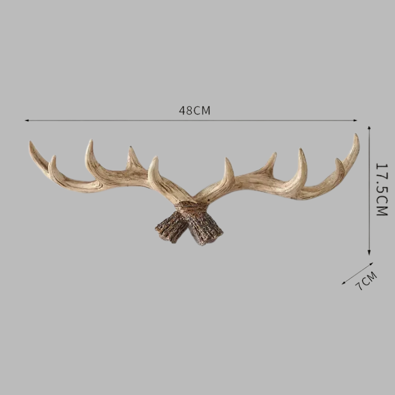 Rustic Deer Horn Wall Hook – Vintage Coat Rack