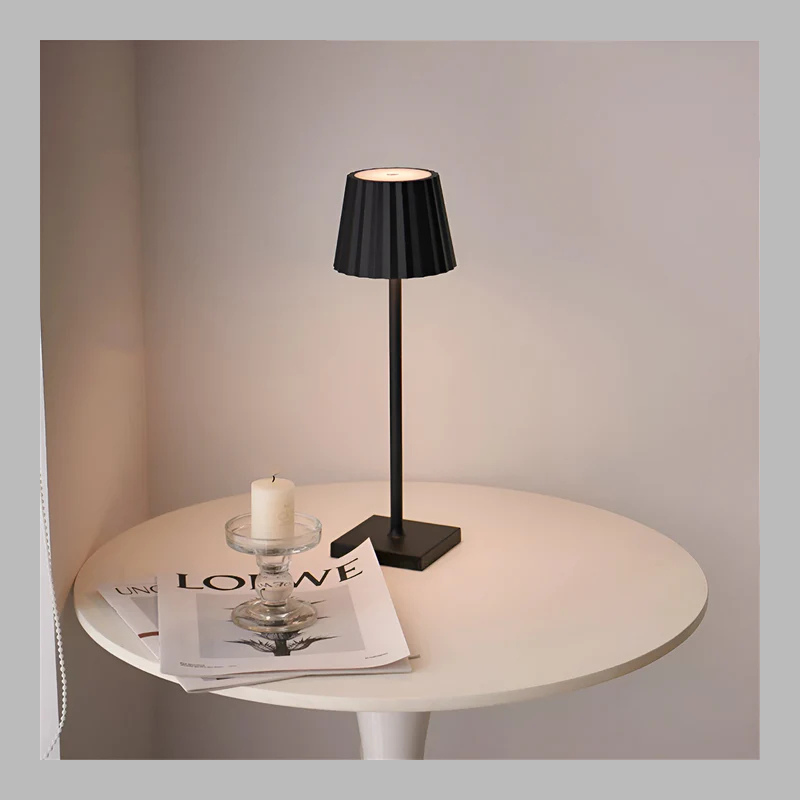 Portable Wireless LED Table Lamp – Rechargeable with Adjustable Lighting