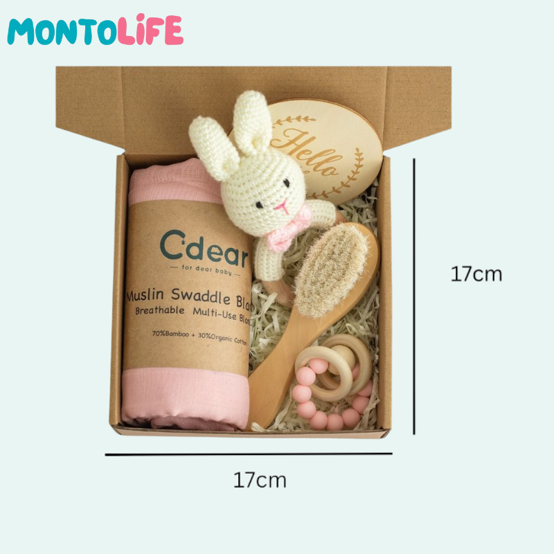 Newborn Gift Set – Educational Baby Shower Present for Early Learning & Development