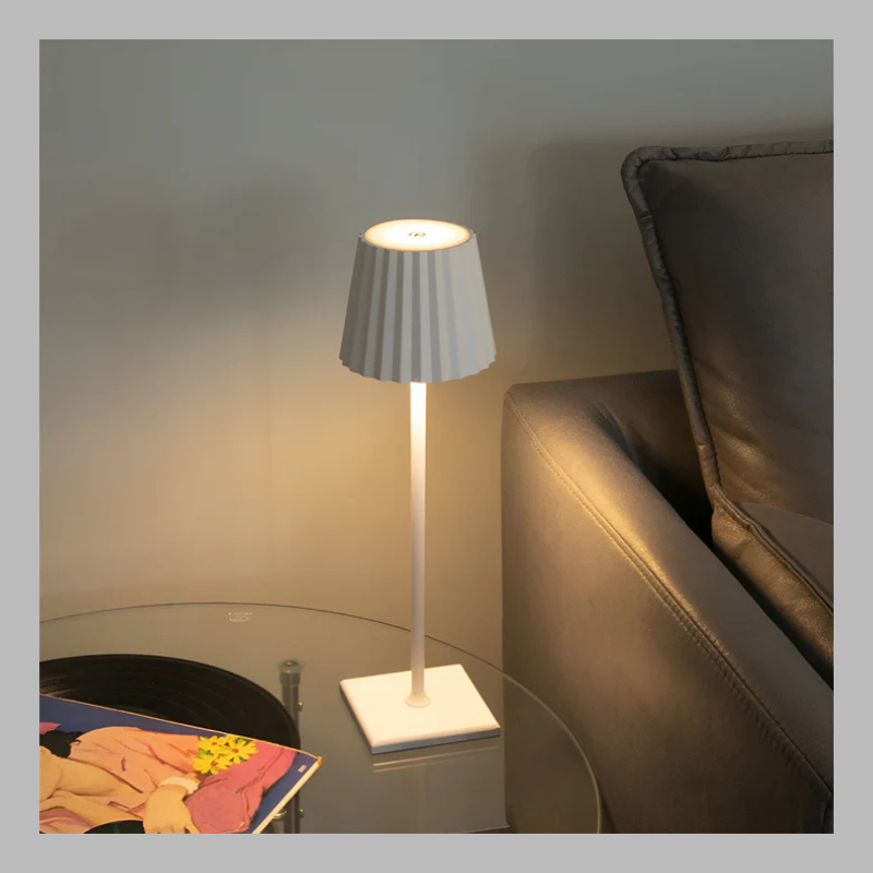 Portable Wireless LED Table Lamp – Rechargeable with Adjustable Lighting
