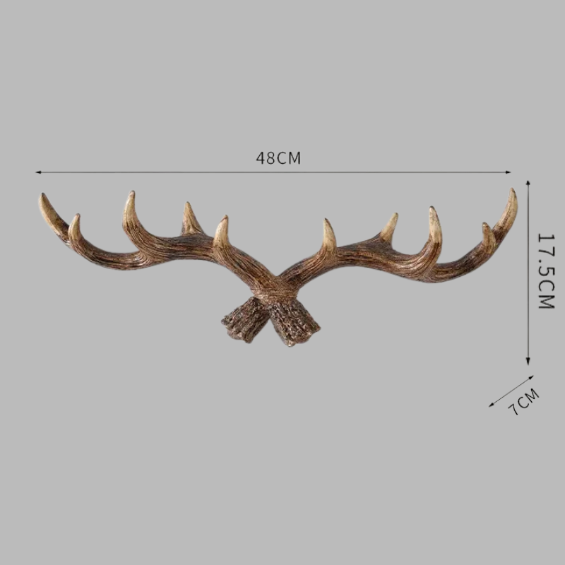 Rustic Deer Horn Wall Hook – Vintage Coat Rack