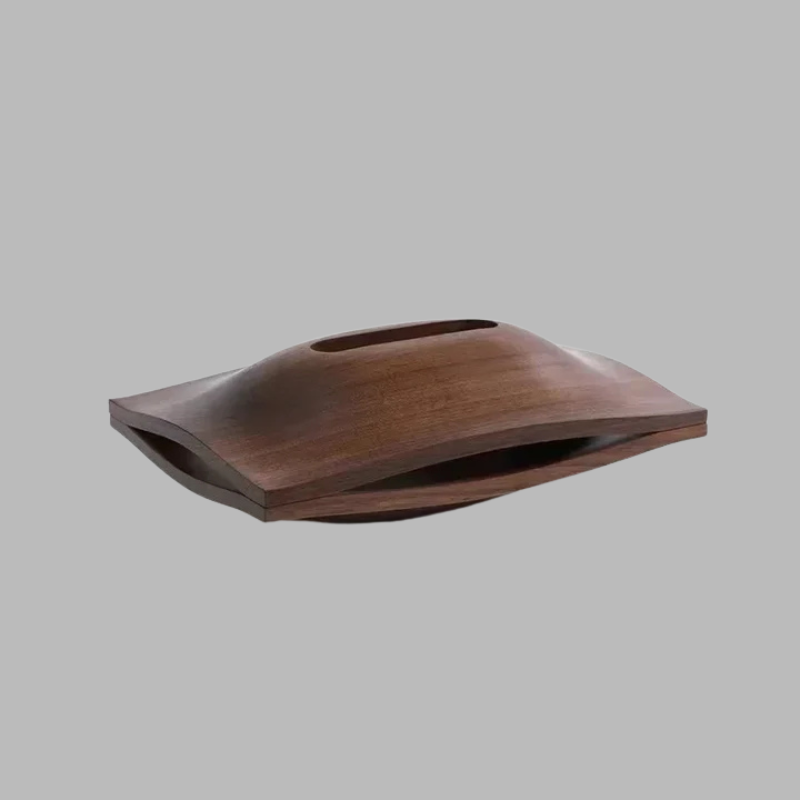 Elegant Wooden Tissue Box – Minimalist Pine Design