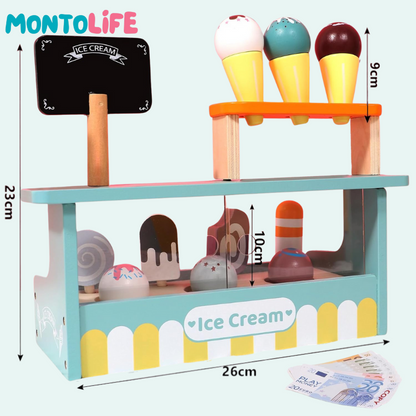 Ice Cream Stand – Pretend Play Set for Imaginative & Educational Fun