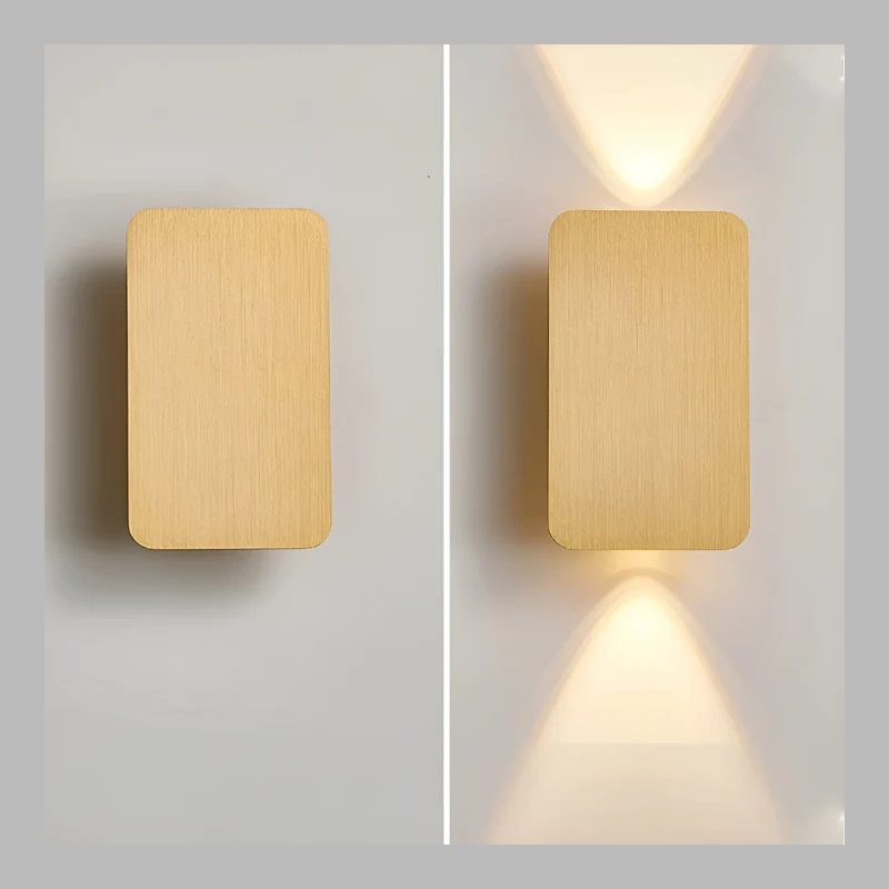 Sleek Modern Mini LED Wall Light – Minimalist Rectangular Design