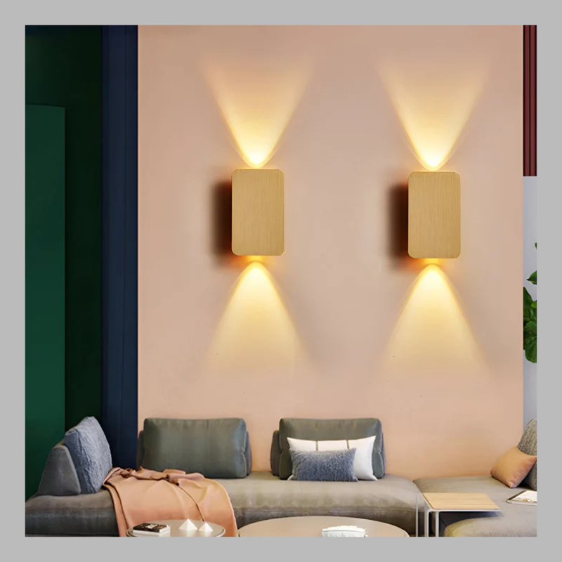 Sleek Modern Mini LED Wall Light – Minimalist Rectangular Design