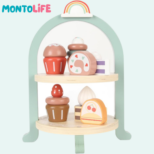 Cupcake Tower – Colorful Learning Toy for Fine Motor Skills & Creative Play