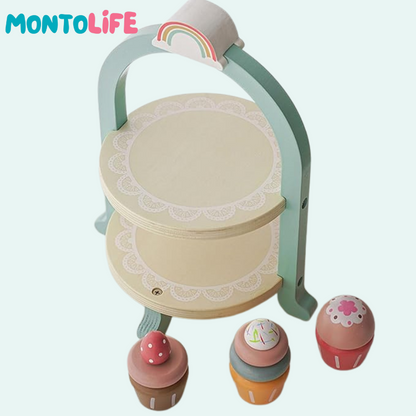 Cupcake Tower – Colorful Learning Toy for Fine Motor Skills & Creative Play