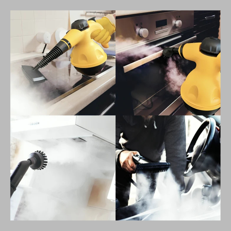 Multifunctional Steam Cleaner with 8 Accessories – Deep Cleaning Made Easy