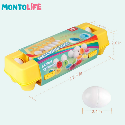 Shape Matching Eggs – Educational Geometry Learning Toy