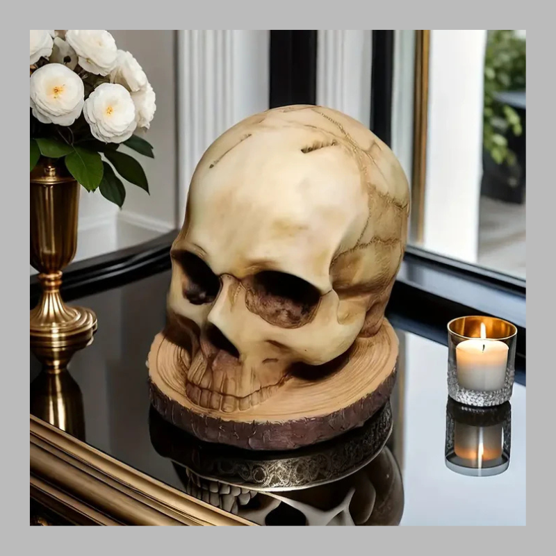 Gothic Skull Knife Holder – Bold & Unique Kitchen Statement Piece