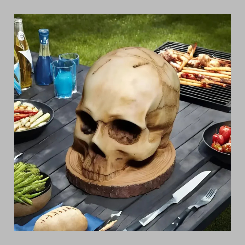 Gothic Skull Knife Holder – Bold & Unique Kitchen Statement Piece