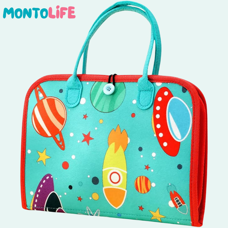 Sensory Busy Bag – Portable Interactive Activity Kit for Toddlers
