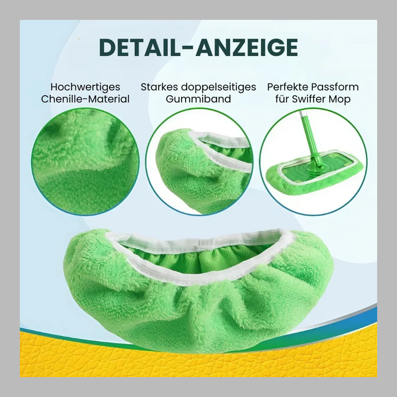 Reusable Mop Pads for Swiffer Sweeper – Washable & Eco-Friendly Cleaning Cloths