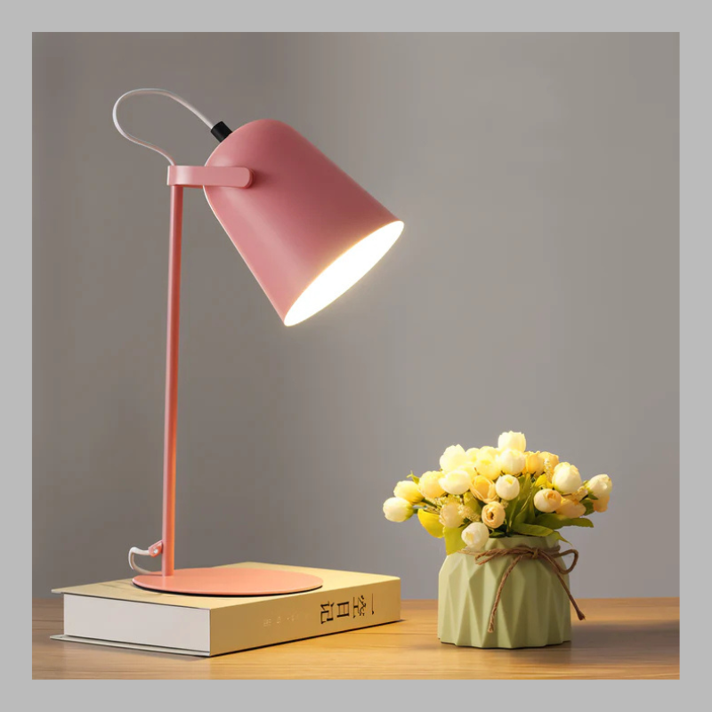 Creative Pastel Macaron Desk Lamp – Scandinavian Minimalist Lighting