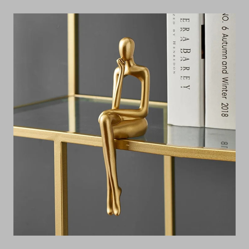 Luxury Abstract Shelf Figurines – Modern Artistic Home Decor