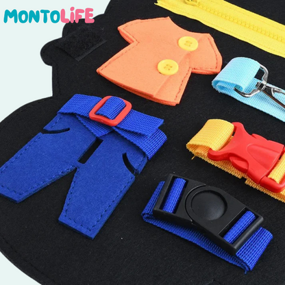 Sensory Busy Board – Dinosaur Activity Toy for Toddlers & Early Learning Fun