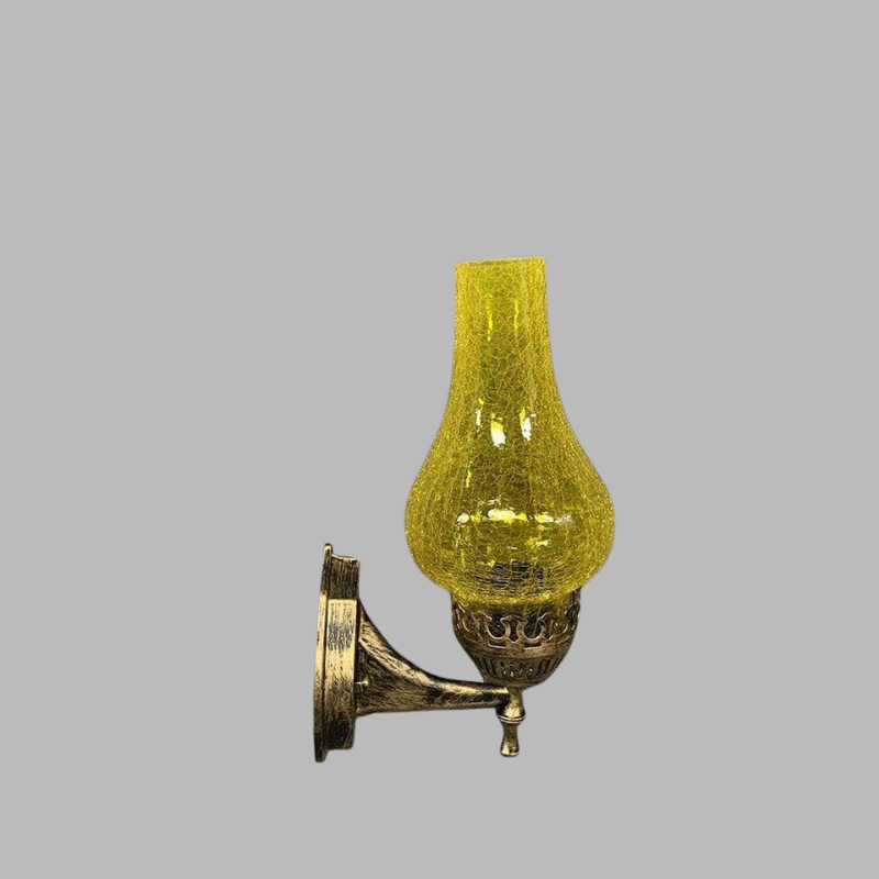 Antique Wall Oil Lamp – Vintage Rustic Lantern
