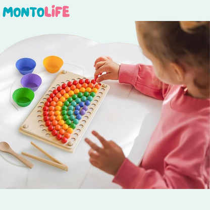 Rainbow Beads - Educational Color Sorting Toy