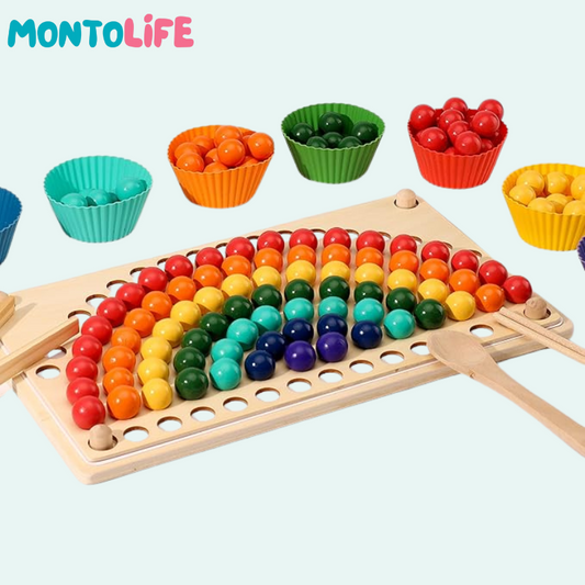 Rainbow Beads - Educational Color Sorting Toy