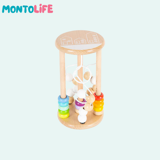 Sensory Bead Rattle – Hear & Feel Baby Toy for Early Development