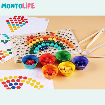Rainbow Beads - Educational Color Sorting Toy