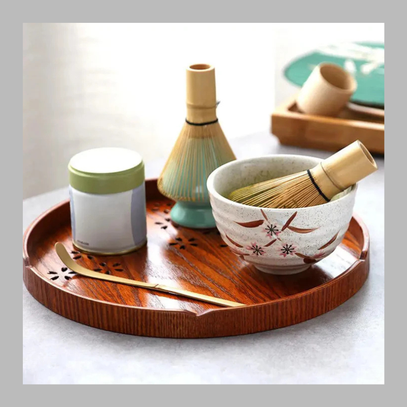 Complete Japanese Matcha Tea Set – Whisk, Bowl & Scoop