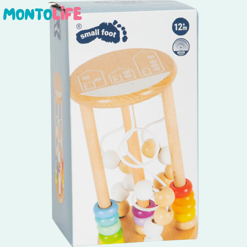 Sensory Bead Rattle – Hear & Feel Baby Toy for Early Development