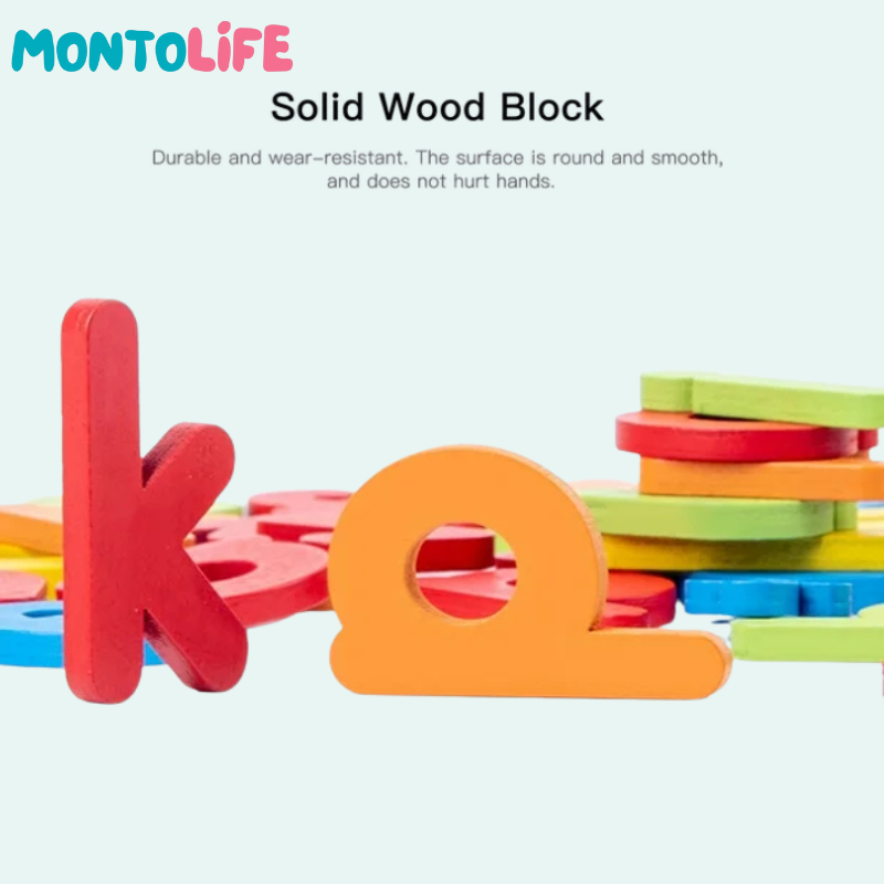 Wooden Spelling Puzzle – Boost Literacy Skills Through Play