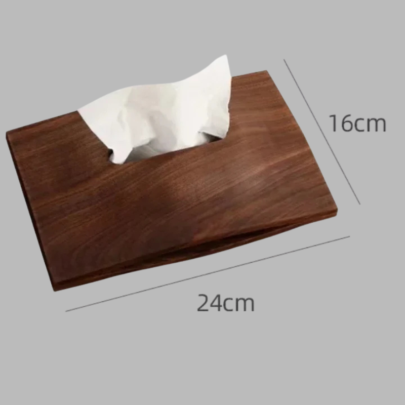 Elegant Wooden Tissue Box – Minimalist Pine Design